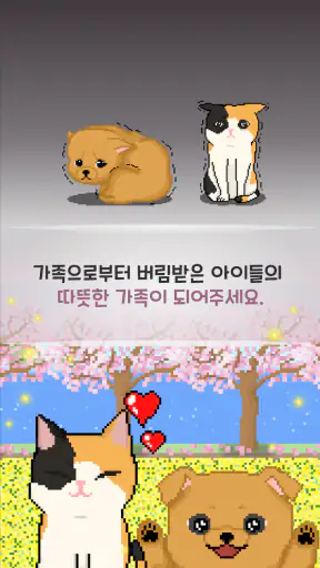가족이되어주세요 - 강아지 고양이 키우기 screenshot