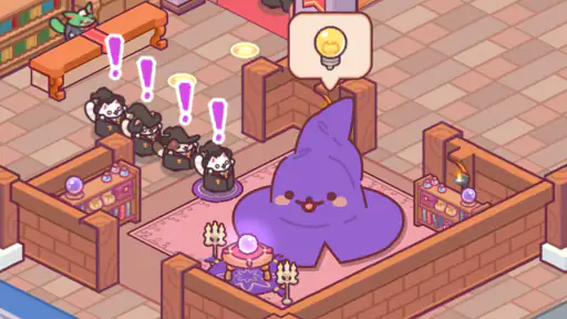 고양이 마법학교 : 신비하고 귀여운 타이쿤 screenshot