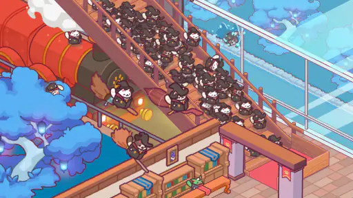 고양이 마법학교 : 신비하고 귀여운 타이쿤 screenshot