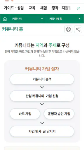 귀농귀촌 통합플랫폼 - 그린대로 screenshot