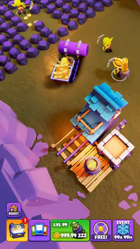 금과 고블린: 게으른 광산게임 & 업그레이드된 땅파기 screenshot