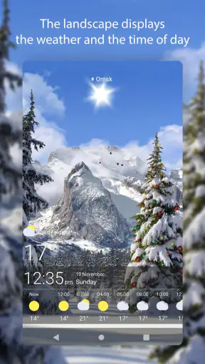 날씨 라이브 배경 화면 screenshot