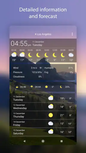 날씨 라이브 배경 화면 screenshot