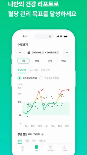 당대표 - 당뇨관리 당뇨수첩 혈당기록 앱 screenshot
