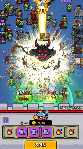 돌돌디 - 운빨 스킬 디펜스 screenshot