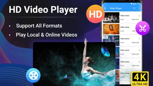 동영상 플레이어 프로 - 풀 HD 및 모든 형식및 영상 screenshot