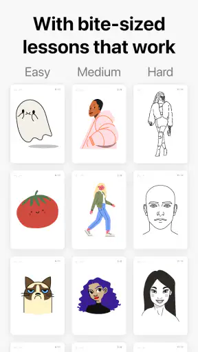 드로잉 앱, 색칠 & 스케치북・ArtWorkout screenshot