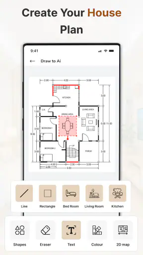 드림 홈 AI : 평면도 앱 screenshot
