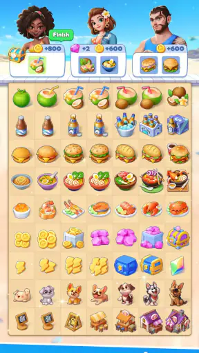 맛있는 여행: 합성 게임 screenshot