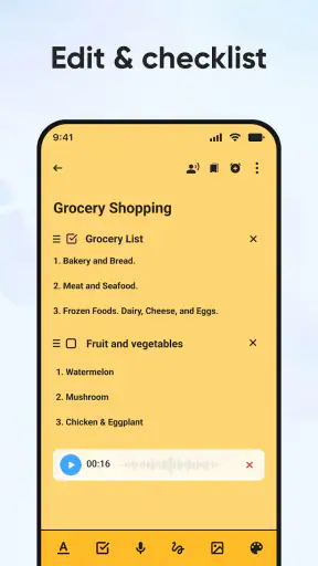 메모: 색깔 메모장, 공책, 노트앱 screenshot