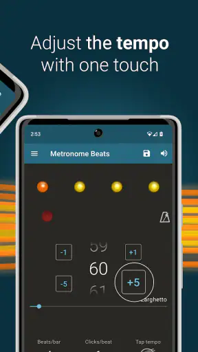 메트로놈의 크레 screenshot