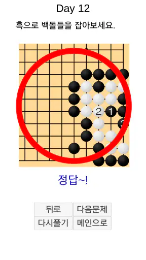 바둑배우기 (사활) screenshot