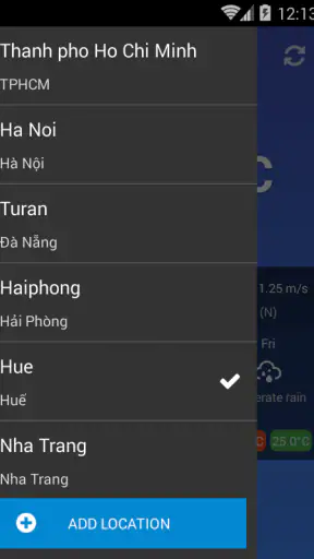 베트남 날씨 screenshot