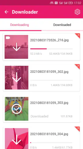 비디오 다운로드 및 스토리 저장 screenshot