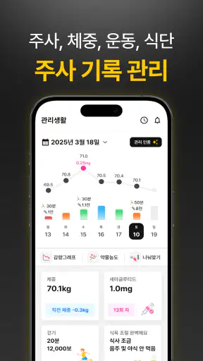 삐약: 1위 다이어트 주사 관리, 커뮤니티, 병원 약국 screenshot
