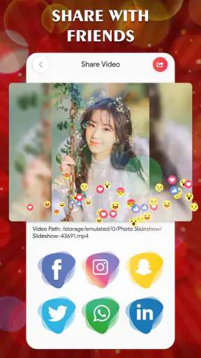 사진 및 음악이 포함 된 비디오 메이커 screenshot
