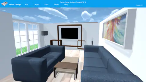 스마트 홈 디자인 | 3D 평면도 screenshot