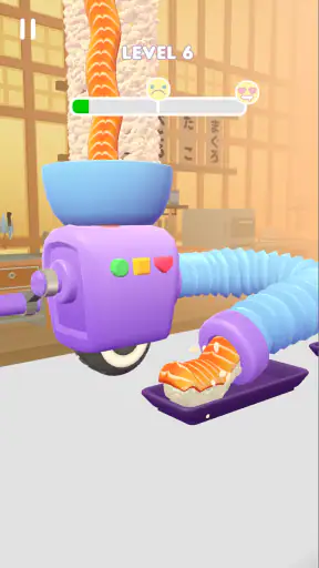 스시 롤 3D -  음식 게임 ASMR screenshot
