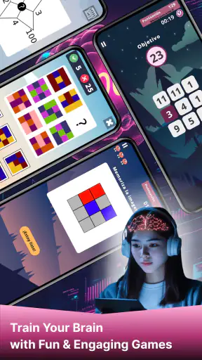아이큐 테스트:두뇌 게임,메모리 트레이너,브레인 테스트 screenshot