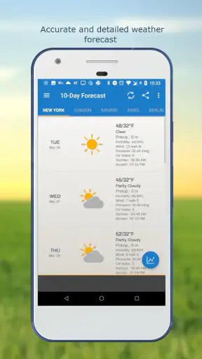 안 드 로이드에 대 한 날씨 & 시계 위젯 (일기예보) screenshot