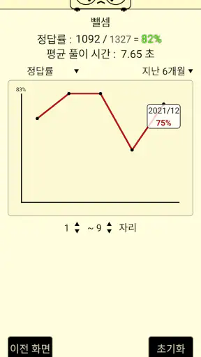 암산! 계돌e - 모든 자릿수 암산 연습 screenshot