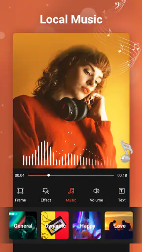 음악이 있는 사진 비디오 메이커 screenshot