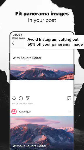 인스타그램용 Giant Square screenshot
