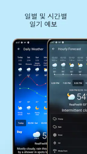 일기 예보-지역 예보-레이더-위젯 screenshot