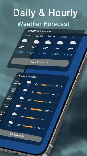 일기 예보 - 폭풍우 경고, 라이브 레이더 및 위젯 screenshot