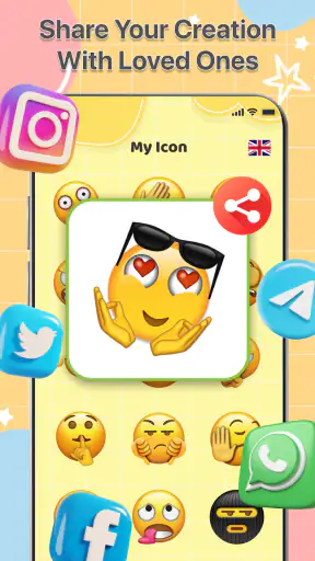 재미있는 이모티콘 메이커 screenshot