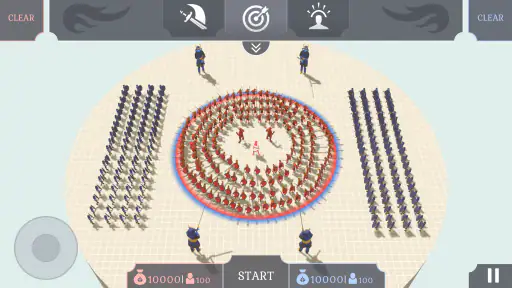 재미있는 전투 시뮬레이터 screenshot
