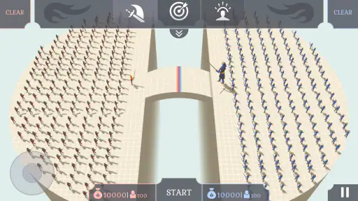 재미있는 전투 시뮬레이터 screenshot