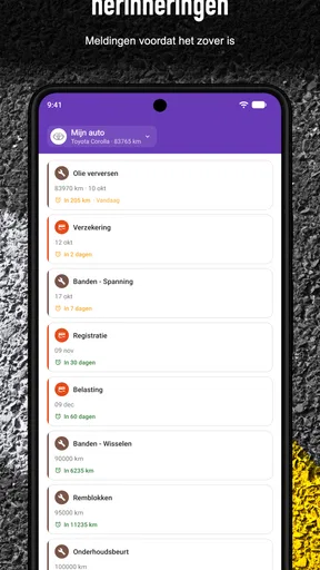 Drivvo - Voertuig beheer screenshot
