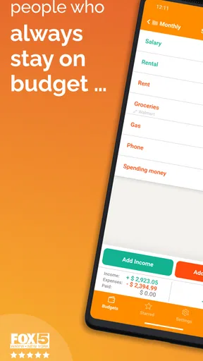Fudget: Monthly Budget Planner screenshot