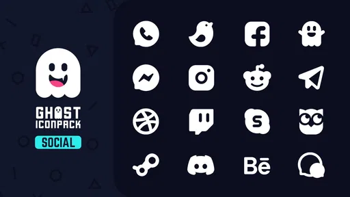 Ghost IconPack screenshot