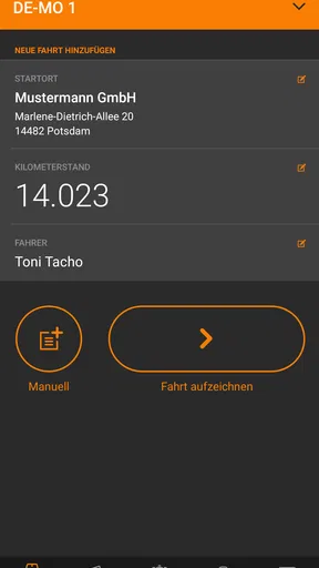 Driverslog Pro 2 - Fahrtenbuch screenshot