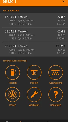 Driverslog Pro 2 - Fahrtenbuch screenshot