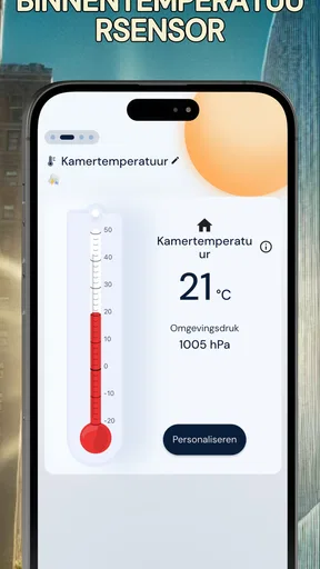 Nauwkeurige kamerthermometer screenshot