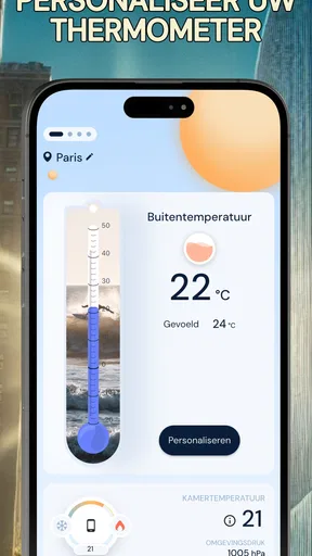 Nauwkeurige kamerthermometer screenshot