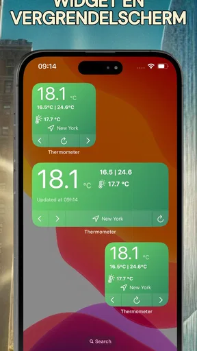 Nauwkeurige kamerthermometer screenshot