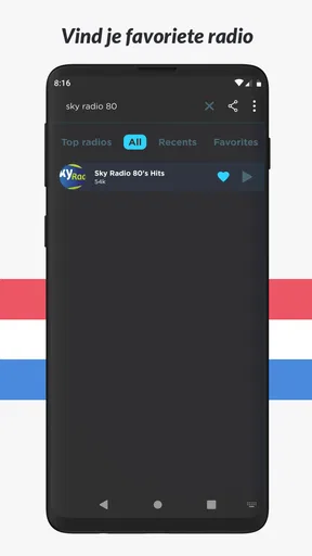 Radio Nederland: Radio FM app screenshot