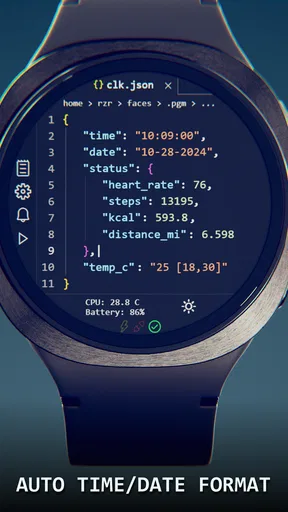 Programmer Watch Face screenshot