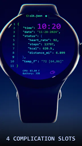 Programmer Watch Face screenshot
