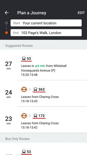 Moovit: info over trein & bus screenshot