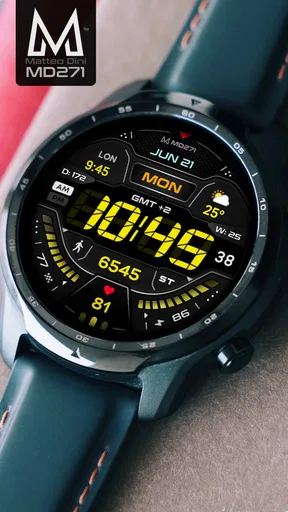 MD271 Digital watch face screenshot
