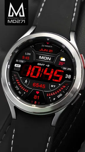 MD271 Digital watch face screenshot