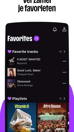 Deezer - Muziek en podcasts screenshot