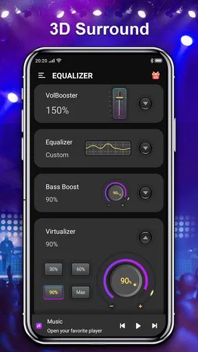 Equalizer & Geluidsverbeteraar screenshot