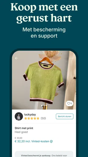 Vinted: tweedehandsplatform screenshot