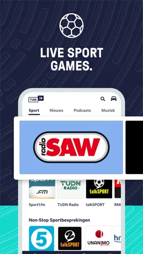 TuneIn Radio: Sport & FM radio screenshot